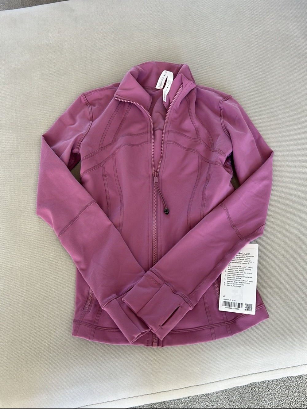 Women’s Lululemon Velvet Dust Define Jacket- SOLD OUT COLOR
